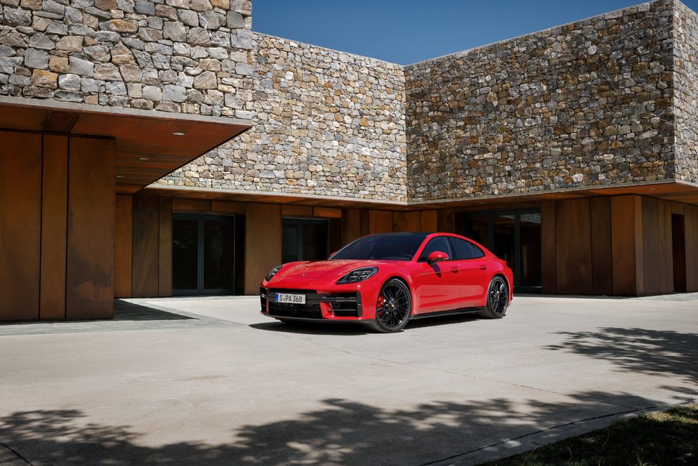 Red Panamera GTS is bound to be quick.