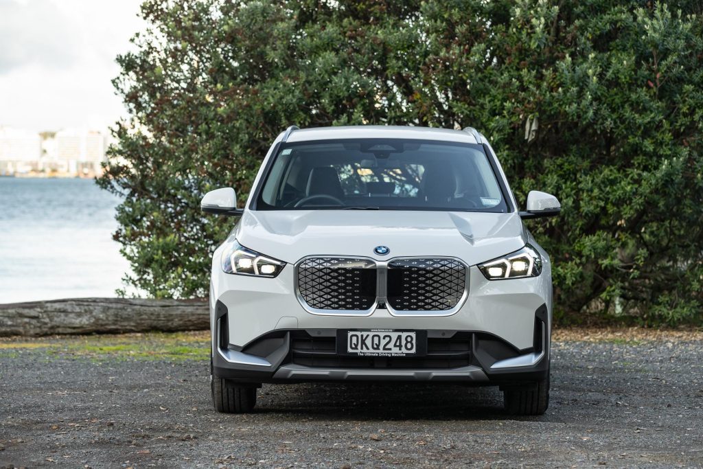 Front on view of the 2024 BMW iX1 eDrive20