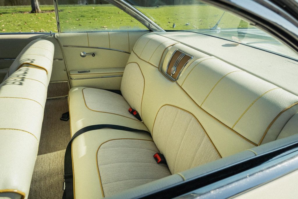 Rear seats of the Chevrolet Impala Sport Coupe