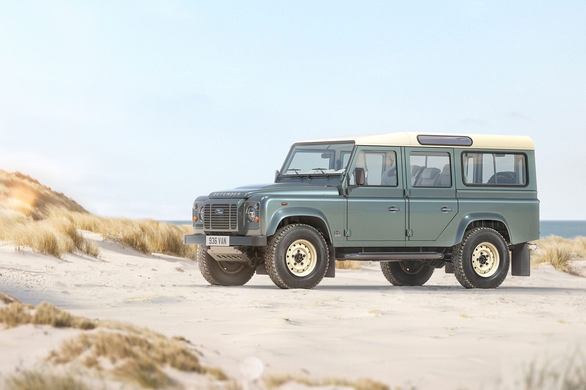 Don't it look good though? This is the LR Defender 110 after a Works Bespke restomod by JLR.