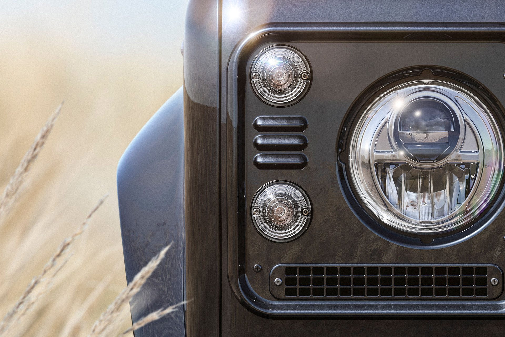 Smart new LED lights mean you can drive your Defender at night now.