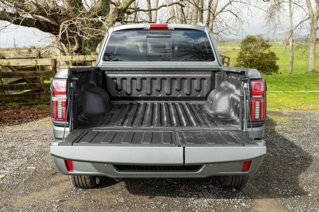 Ordinary ute tray opening of the GWM Cannon Alpha Hybrid