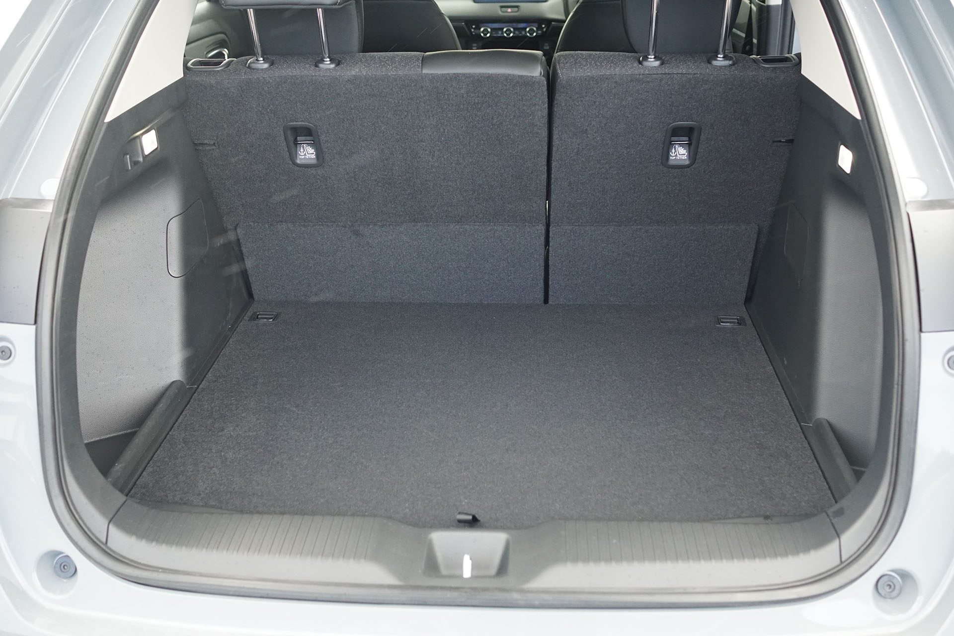 Without the seats split folded there's still bucketloads of space in the hatch.