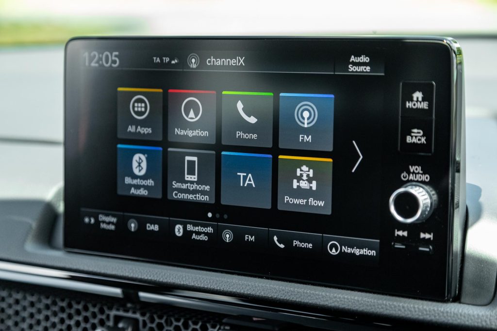 Infotainment screen inside the 2024 Honda CR-V RS