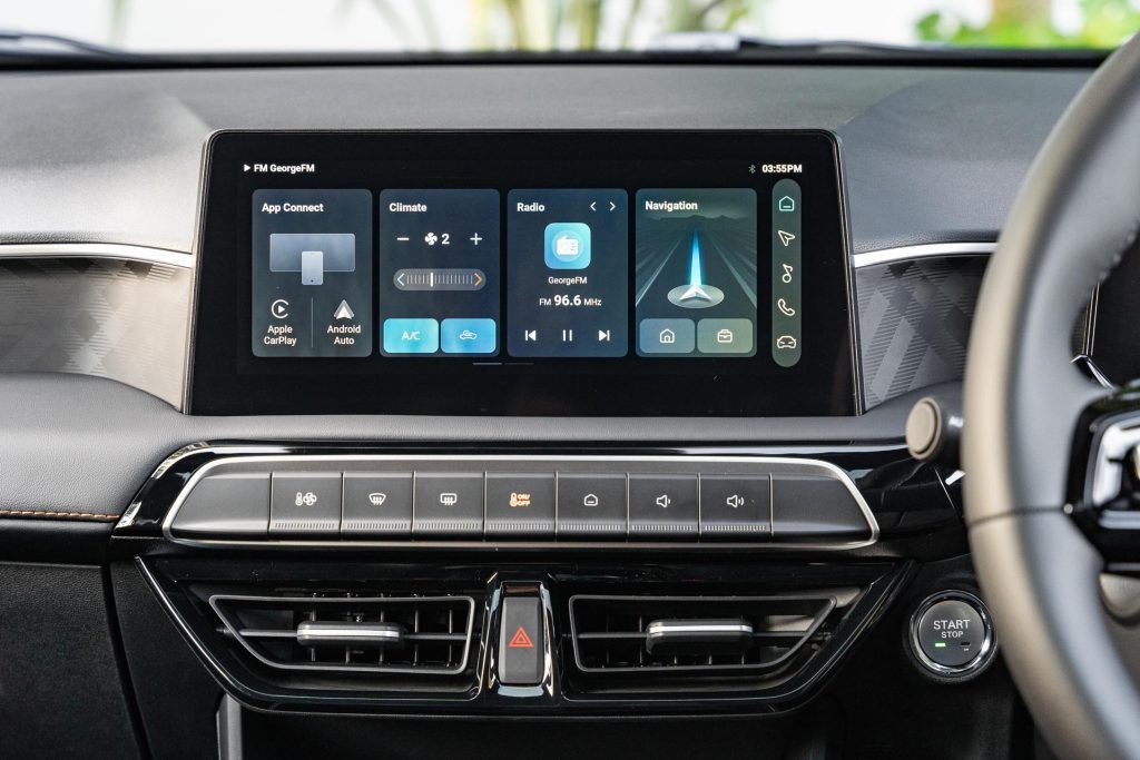 2024 MG3 Essence infotainment screen