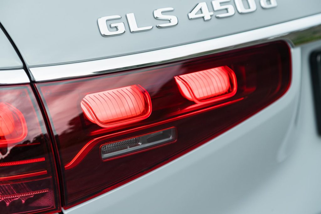 Tail light on the Mercedes-Benz GLS 450 d