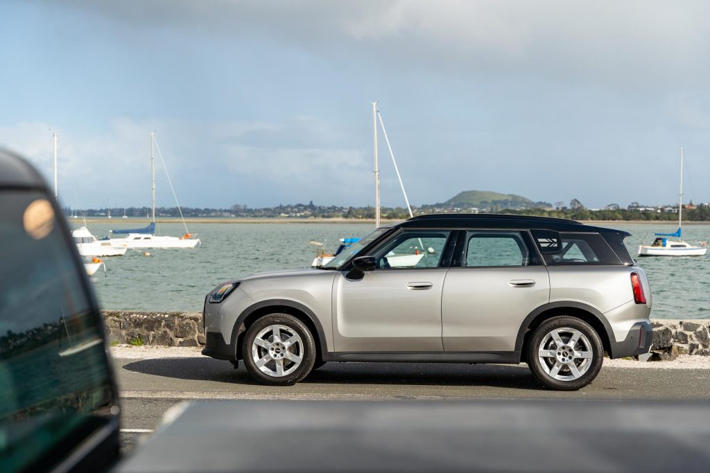 2024 Mini Countryman Core Classic side profile, in East Auckland