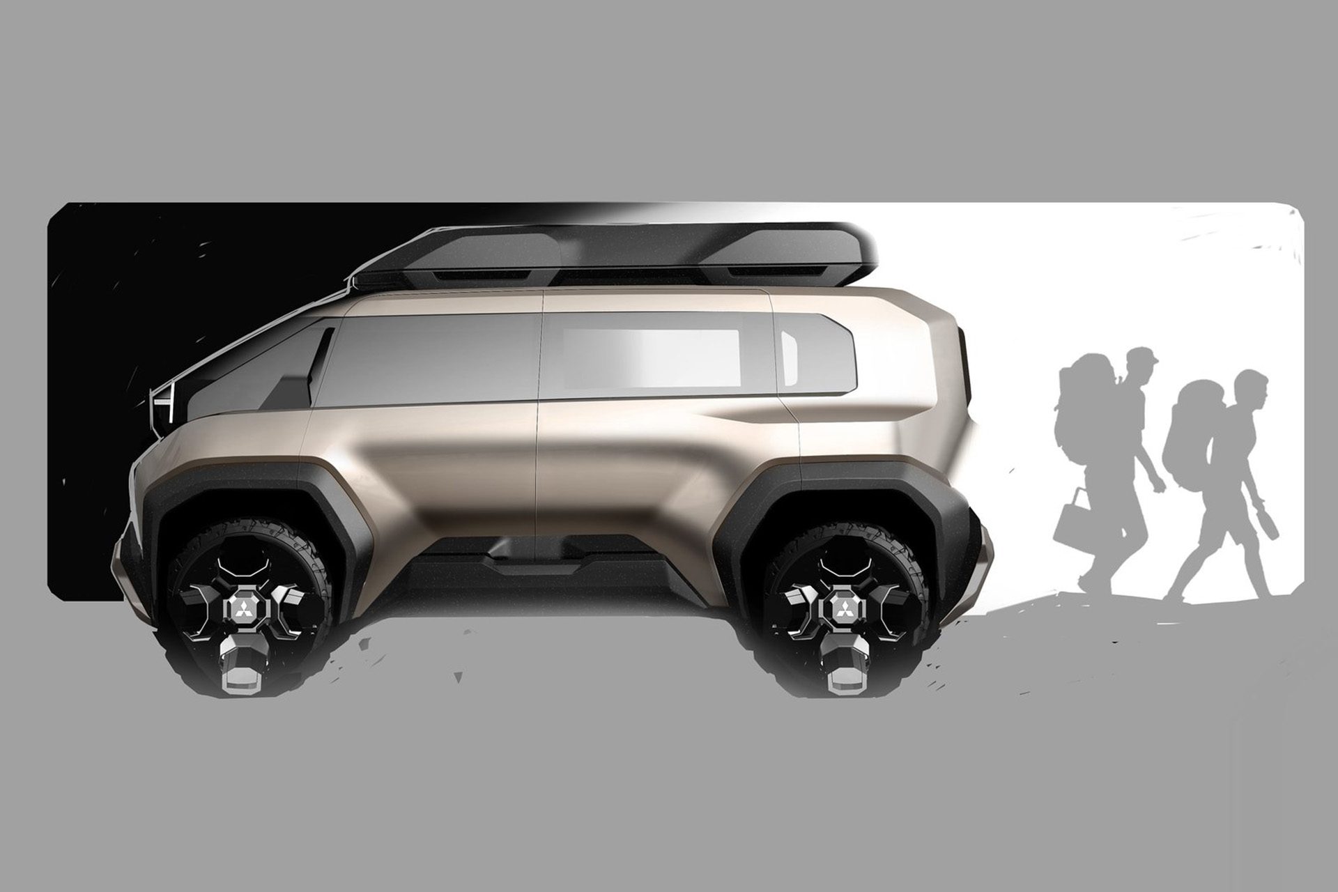 Mitsubishi Motors electric concept vehicle.