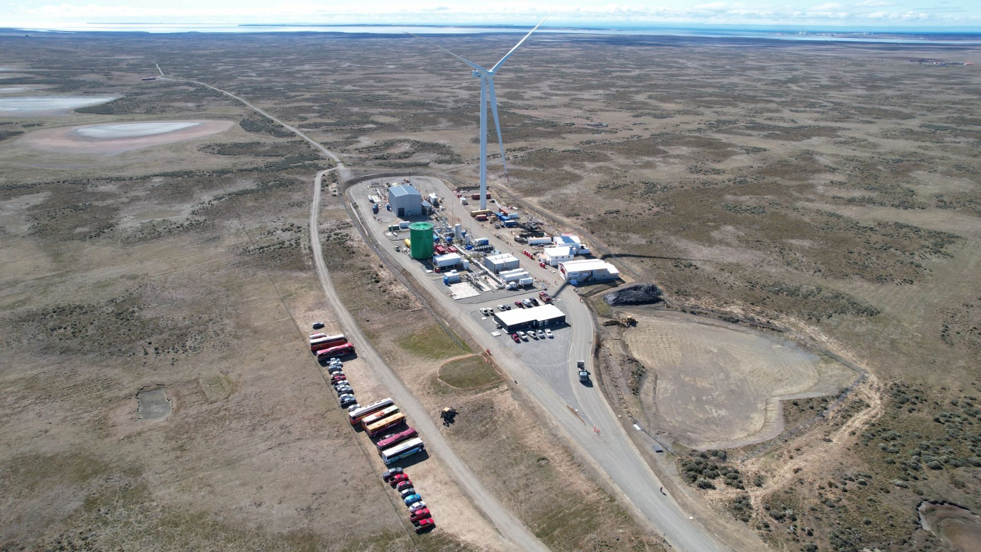 Porsche's e-fuel plant in Chile.