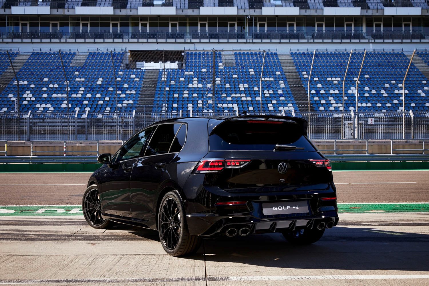 Pick the Golf R by the Golf R on the numberplate. 