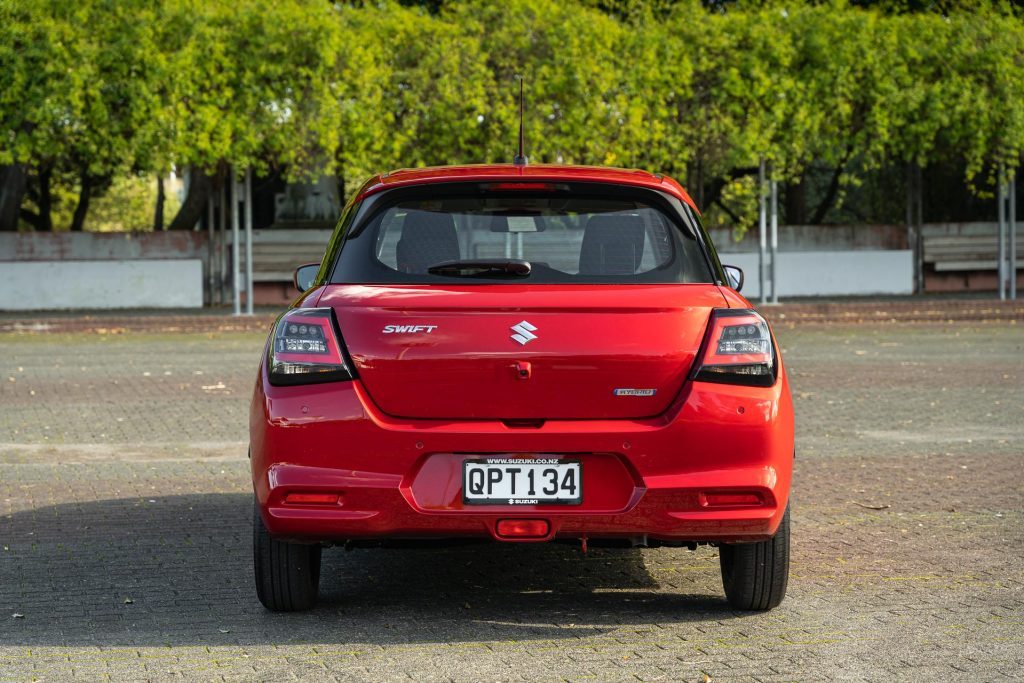 Suzuki Swift GLS rear profile view