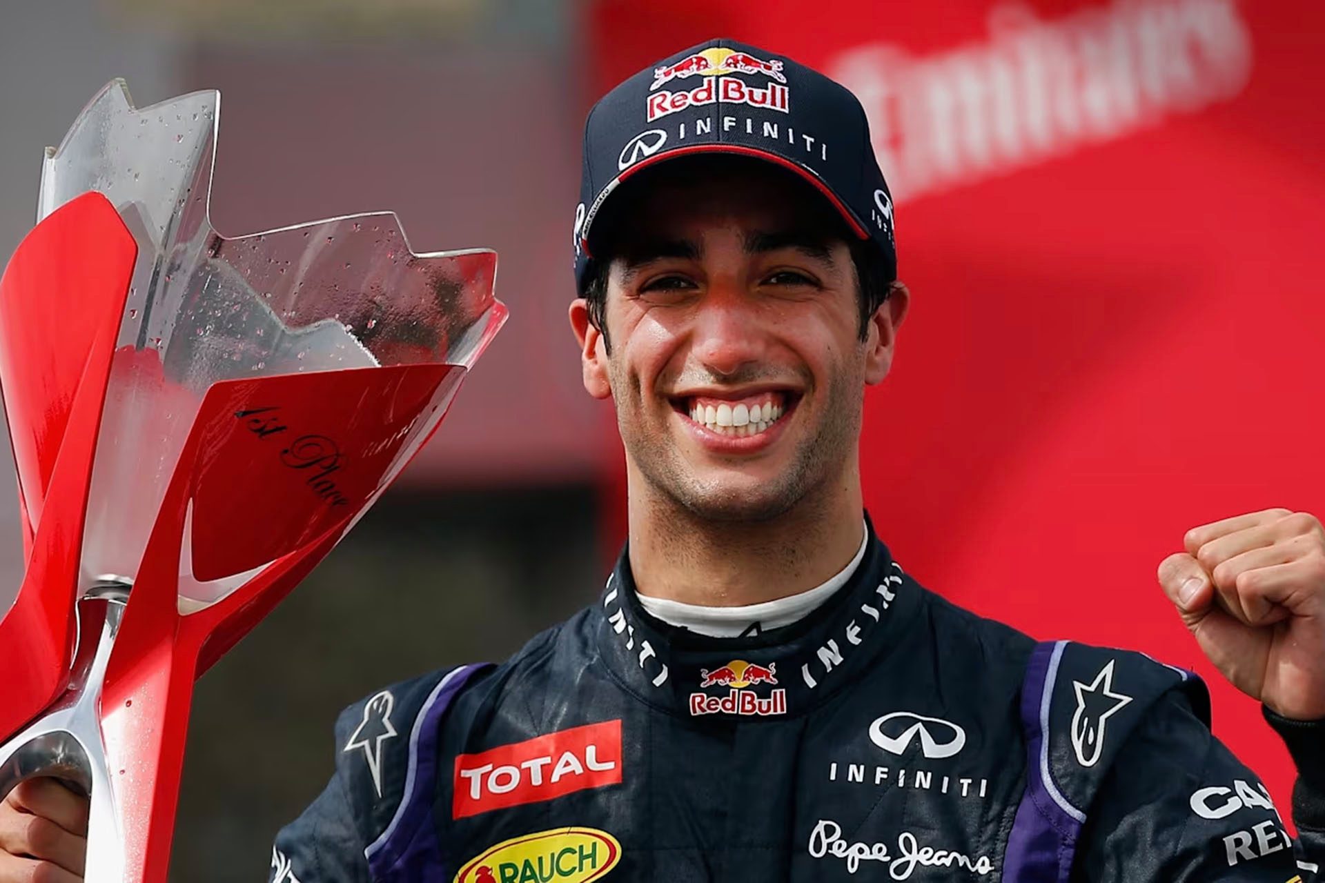 Daniel Ricciardo in better days.