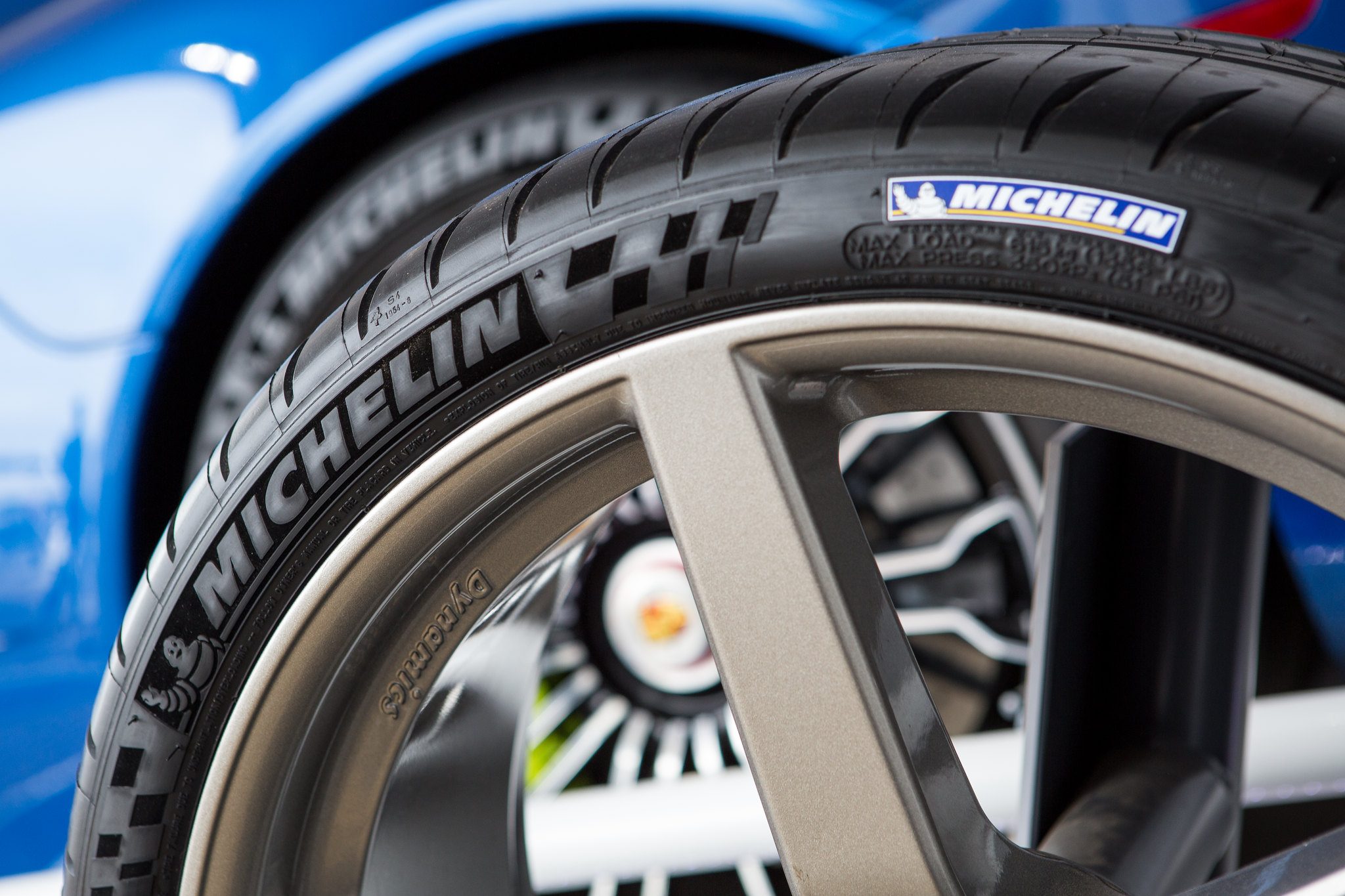 Michelin runs regular safety demonstrations about which axle should take new rubber.