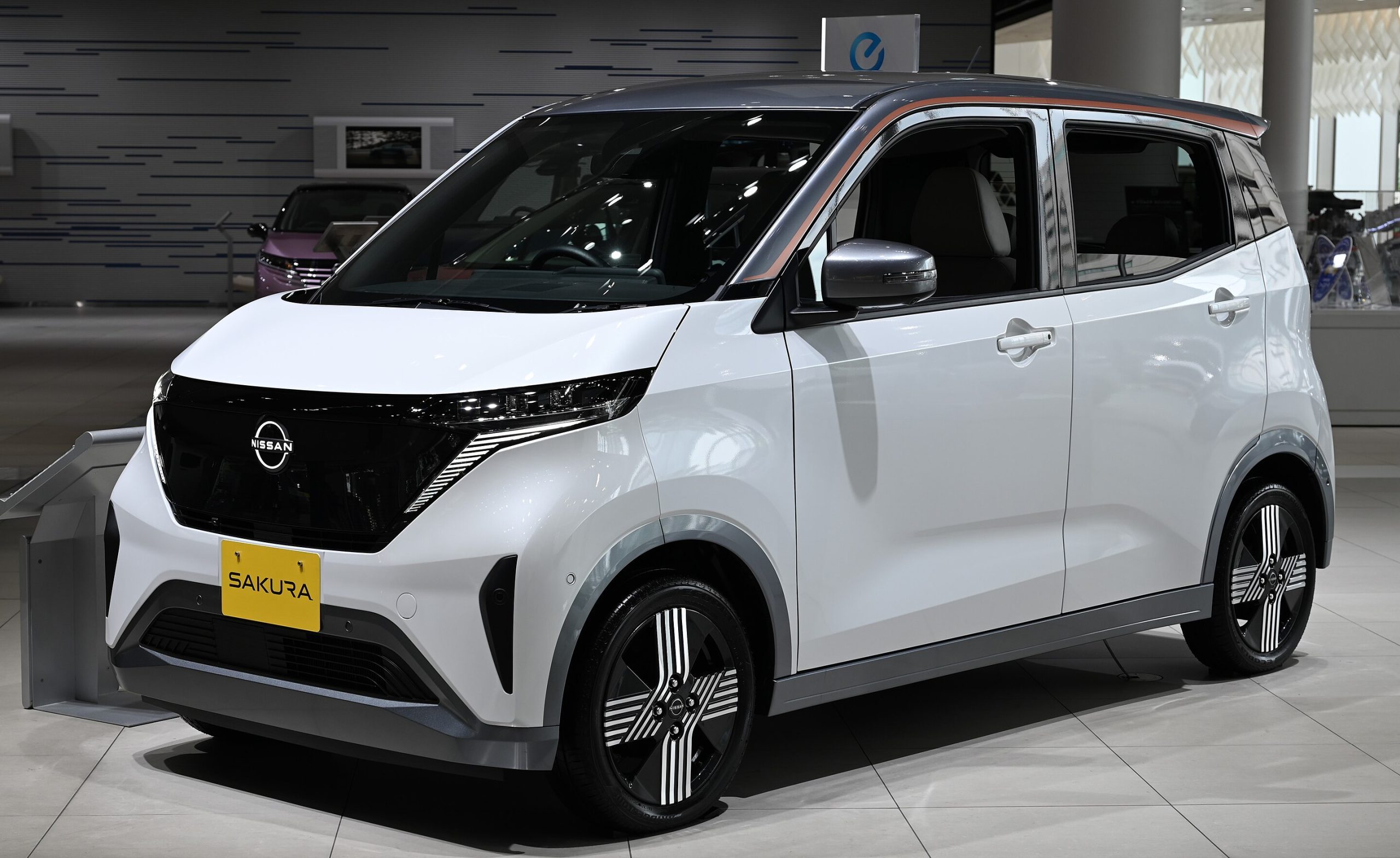 Nissan Sakura electric kei car introduced in 2022. 