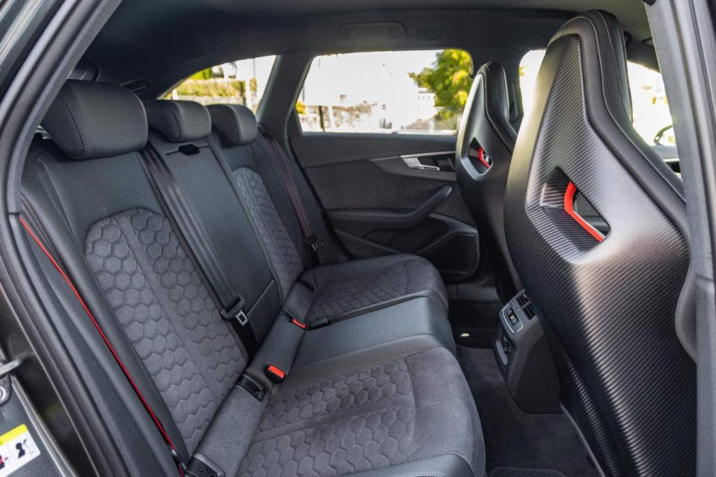 Wide interior view of the final NZ 2024 RS 4, showing carbon seats