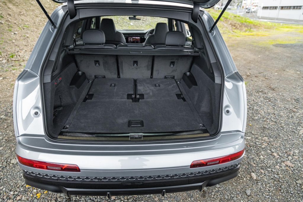 Boot space in the 2024 Audi SQ7 TFSI