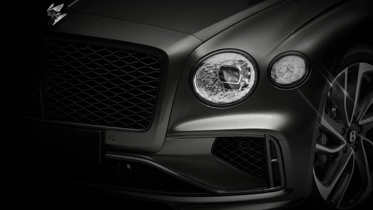 The new face of the forthcoming Bentley Flying Spur.