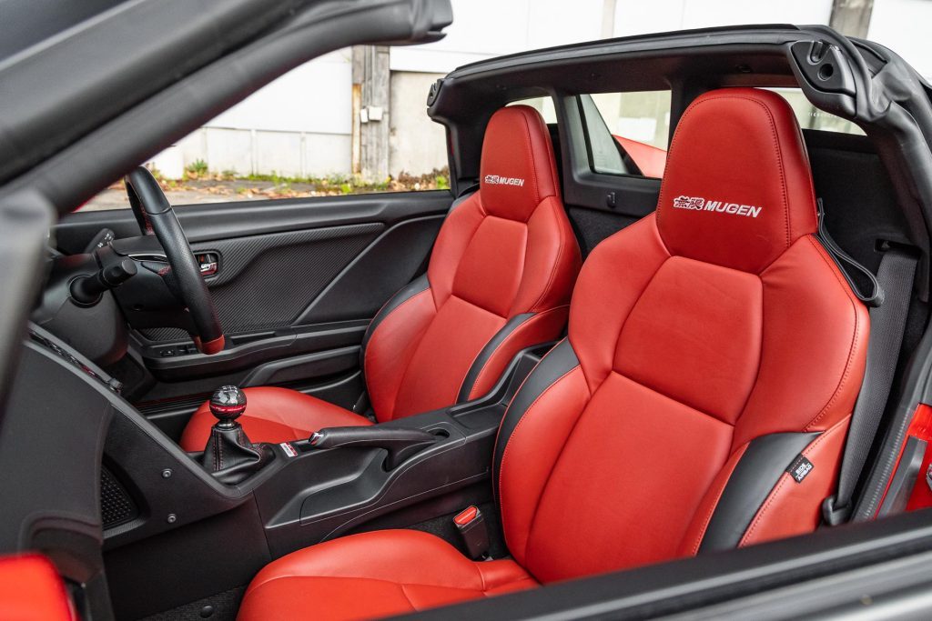 Seat detail of the Honda S660 Mugen RA