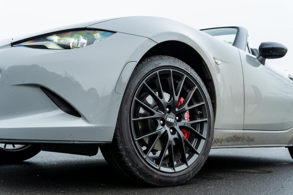 BBS wheels on the 2024 Mazda MX-5 GT