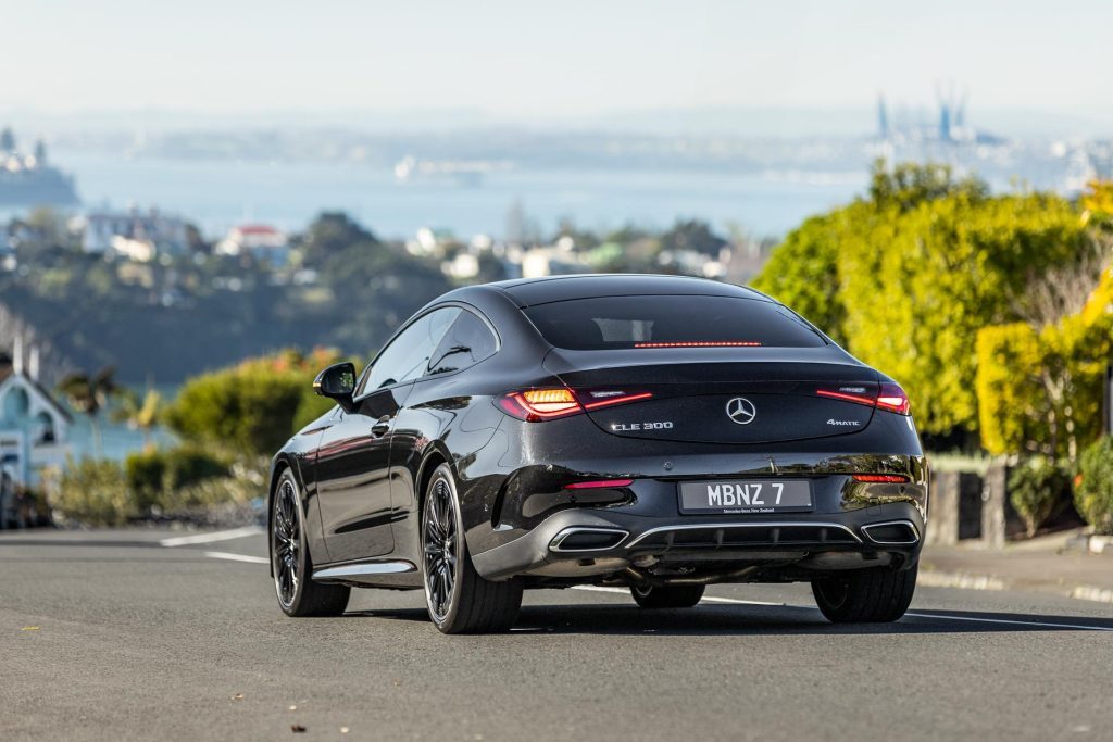 Rear quarter shot of the 2024 Mercedes-Benz CLE 300