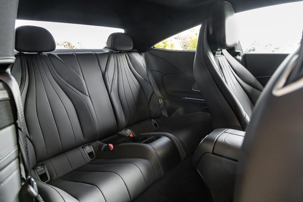 Rear seat space in the 2024 Mercedes-Benz CLE 300