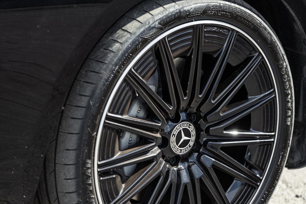 Wheel detail close up of the 2024 Mercedes-Benz CLE 300