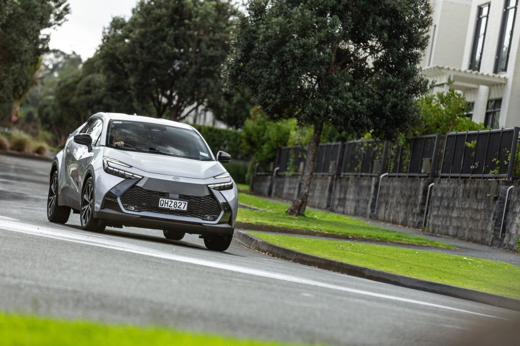 2024 Toyota C-HR GXL Hybrid cornering slightly different shot