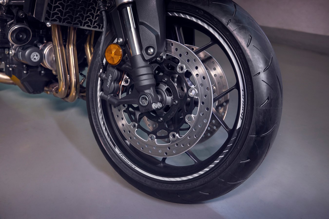 Nissin radial brakes for the CB1000 Hornet, Brembos for the SP.