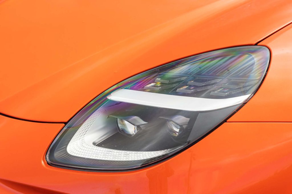 Headlight detail on the 2024 Vantage