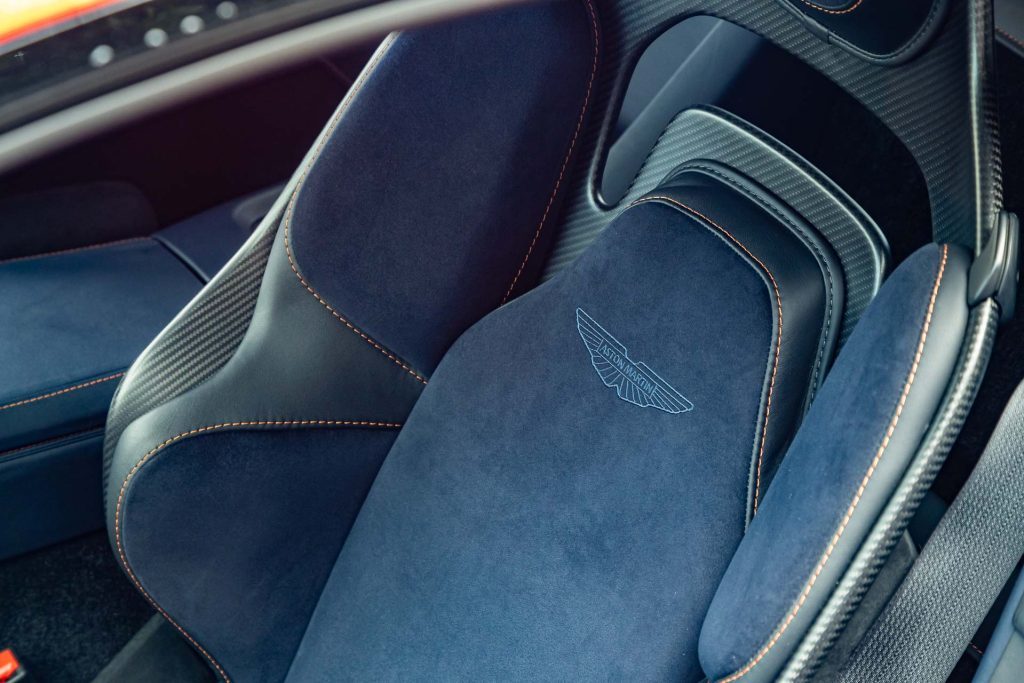 Aston martin carbon fibre seats