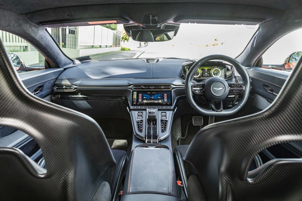 Aston Martin Vantage 2024 interior view