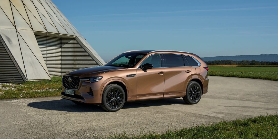 Mazda CX-80 looking good in the sun