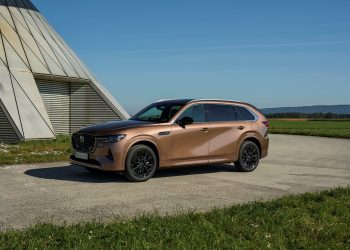 Mazda CX-80 looking good in the sun