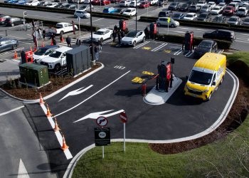 ChargeNet charging hub at Tauranga Crossing