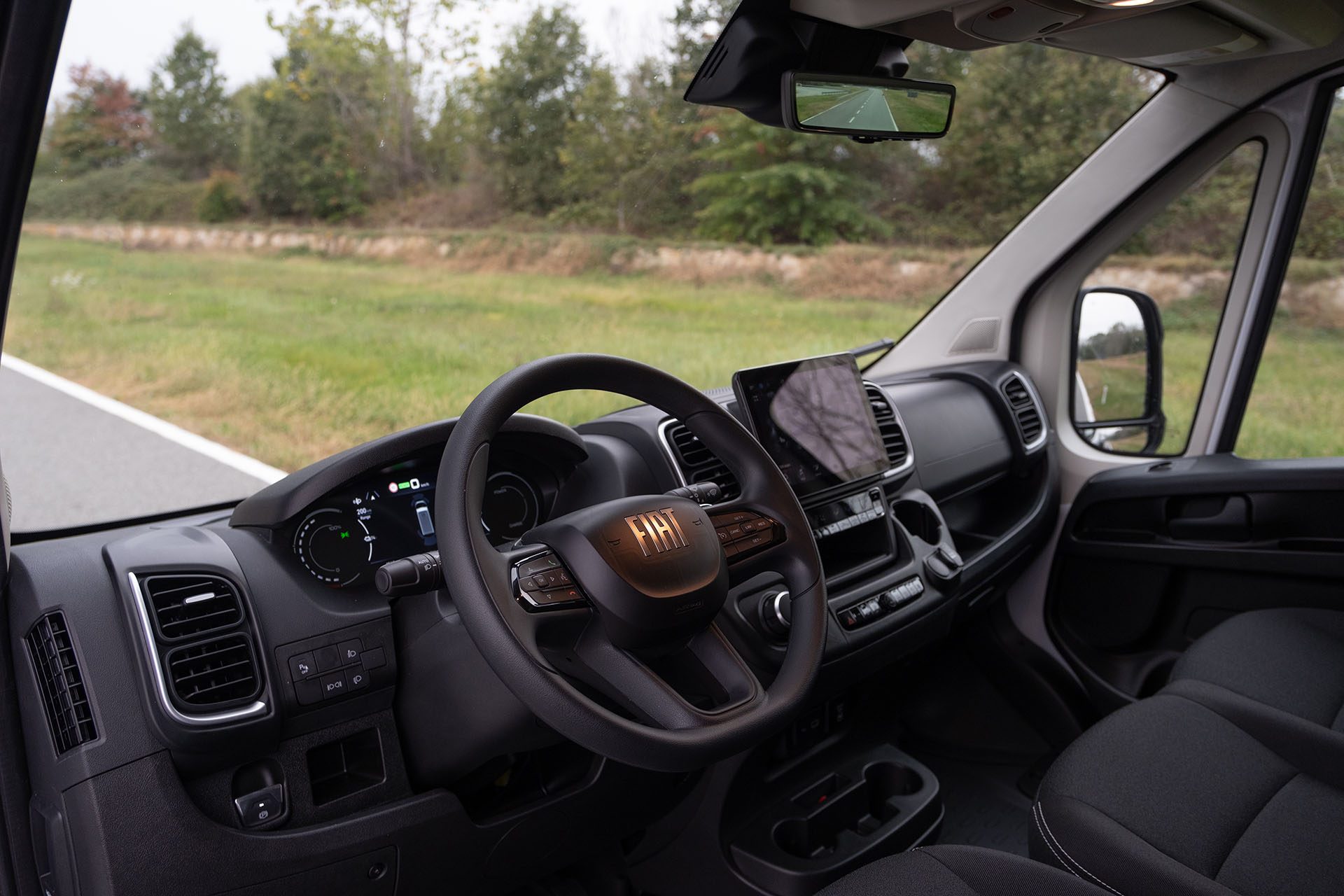 Ducato interior a bit more upmarket than Scudo's to match its higher price.