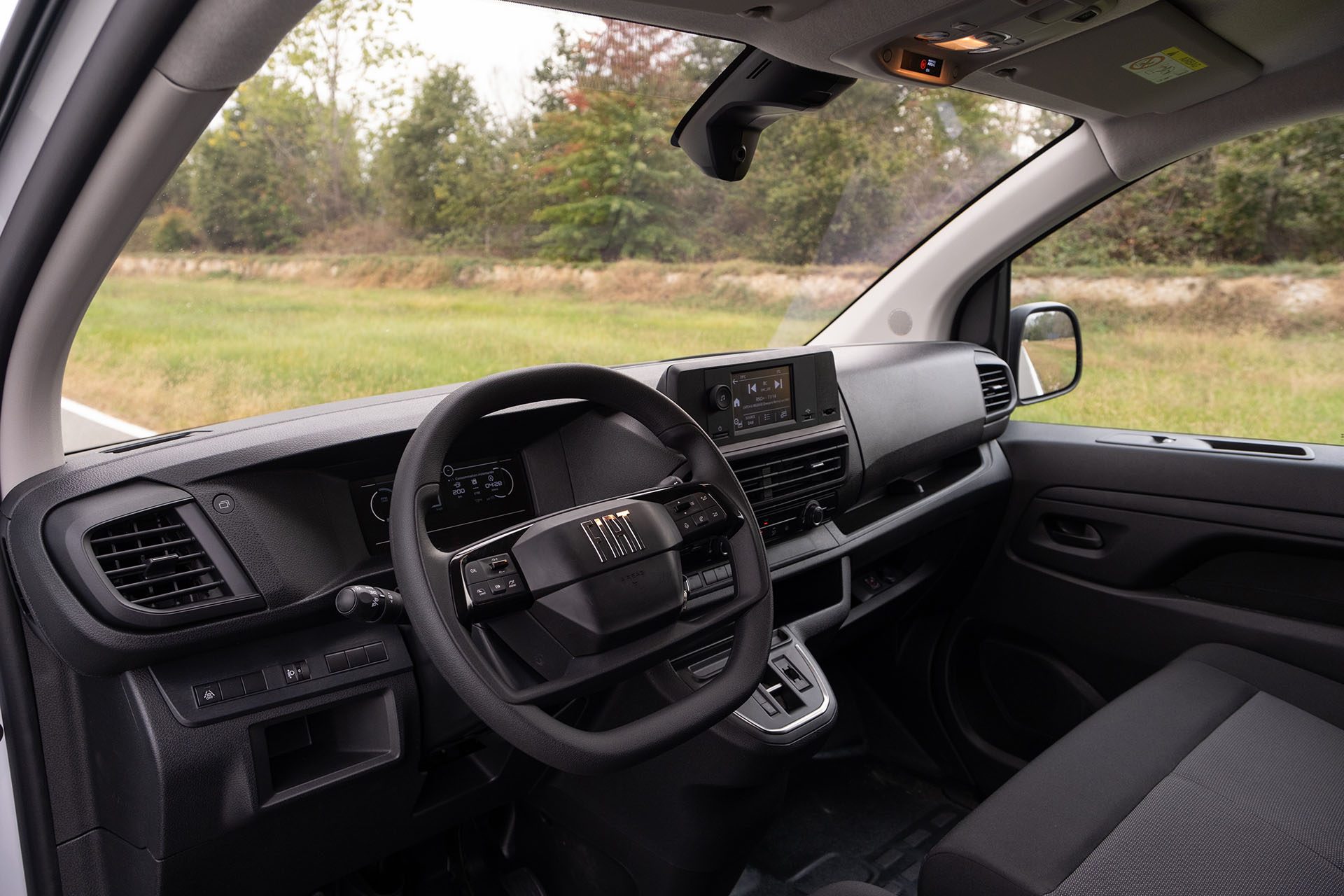 Interior seems spartan but then it is a van.