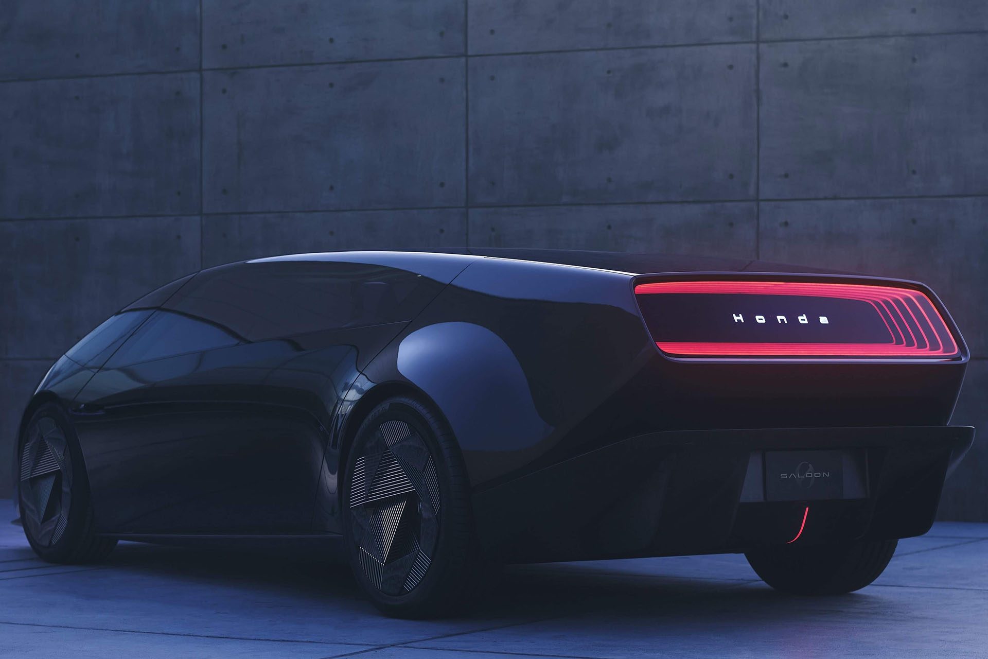 From the rear it somehow conjures a future NSX vibe.