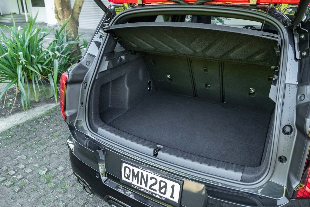 Boot space inside the 2024 Mini Countryman JCW 2.0T