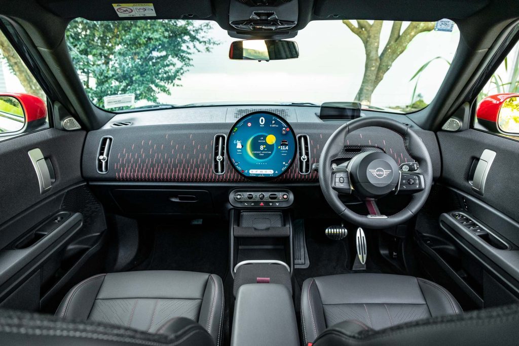 Mini Countryman JCW All4 FLavoured interior, wide shot