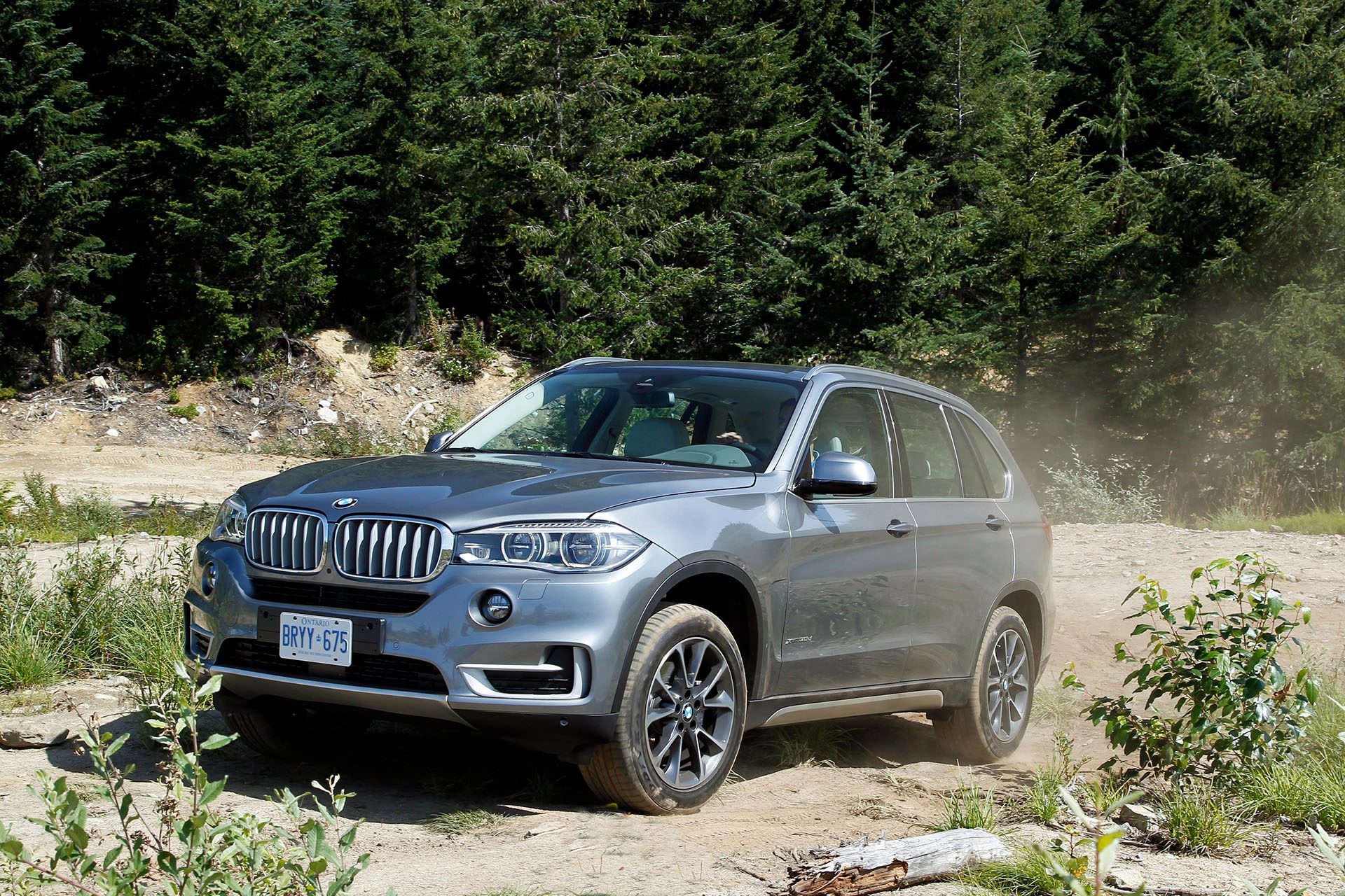 Off-road the X5 is seriously capable.