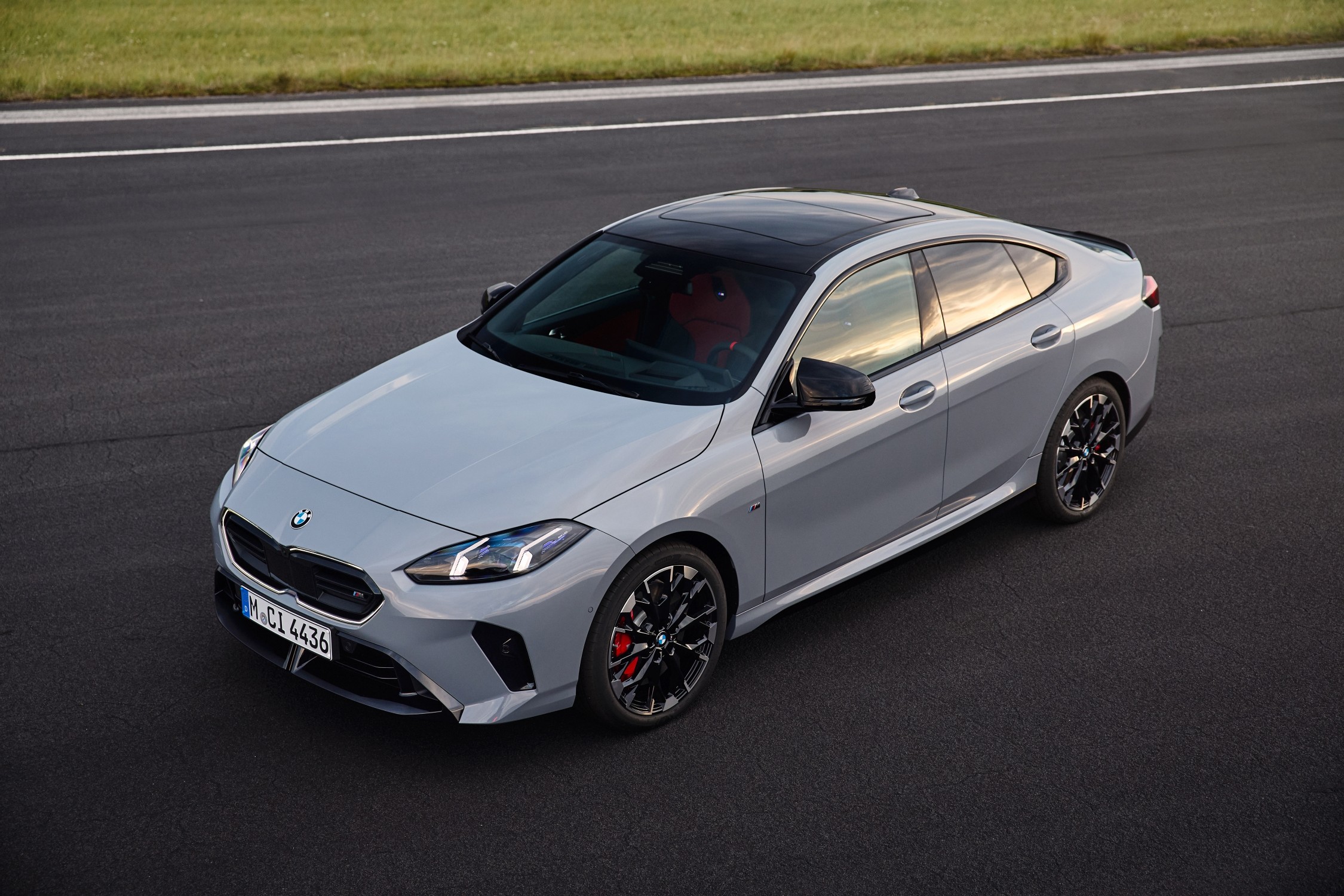 Black roof is an optional extra with the new 2 Series Gran Coupe.