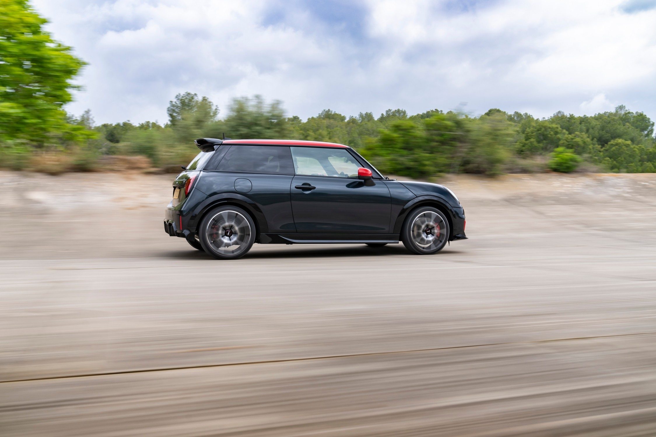 Mini on the move.