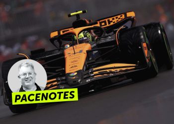 Pacenotes October 2024, Lando Norris' McLaren F1 car