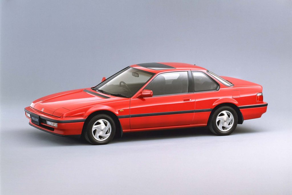 Honda Prelude in red, third generation