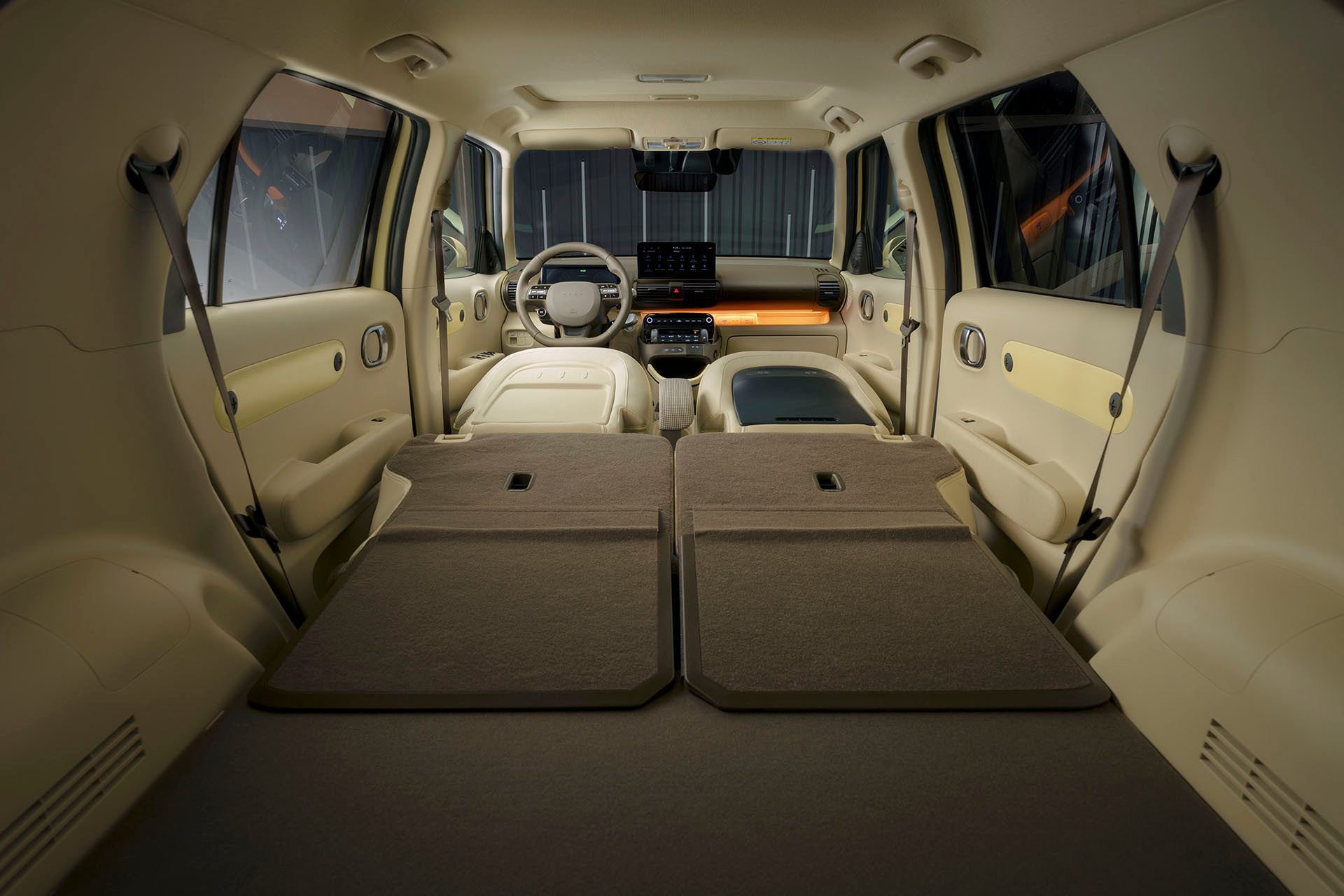 All seats fold flat, and the rear seats slide for ultimate versatility.