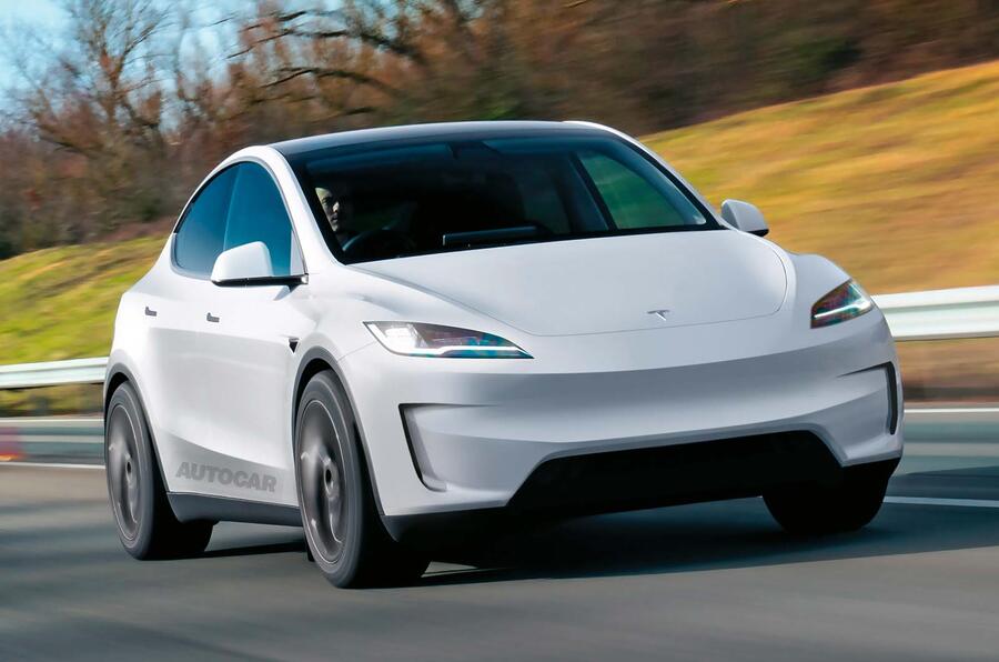 Model Y update will look like this according to Autocar UK.