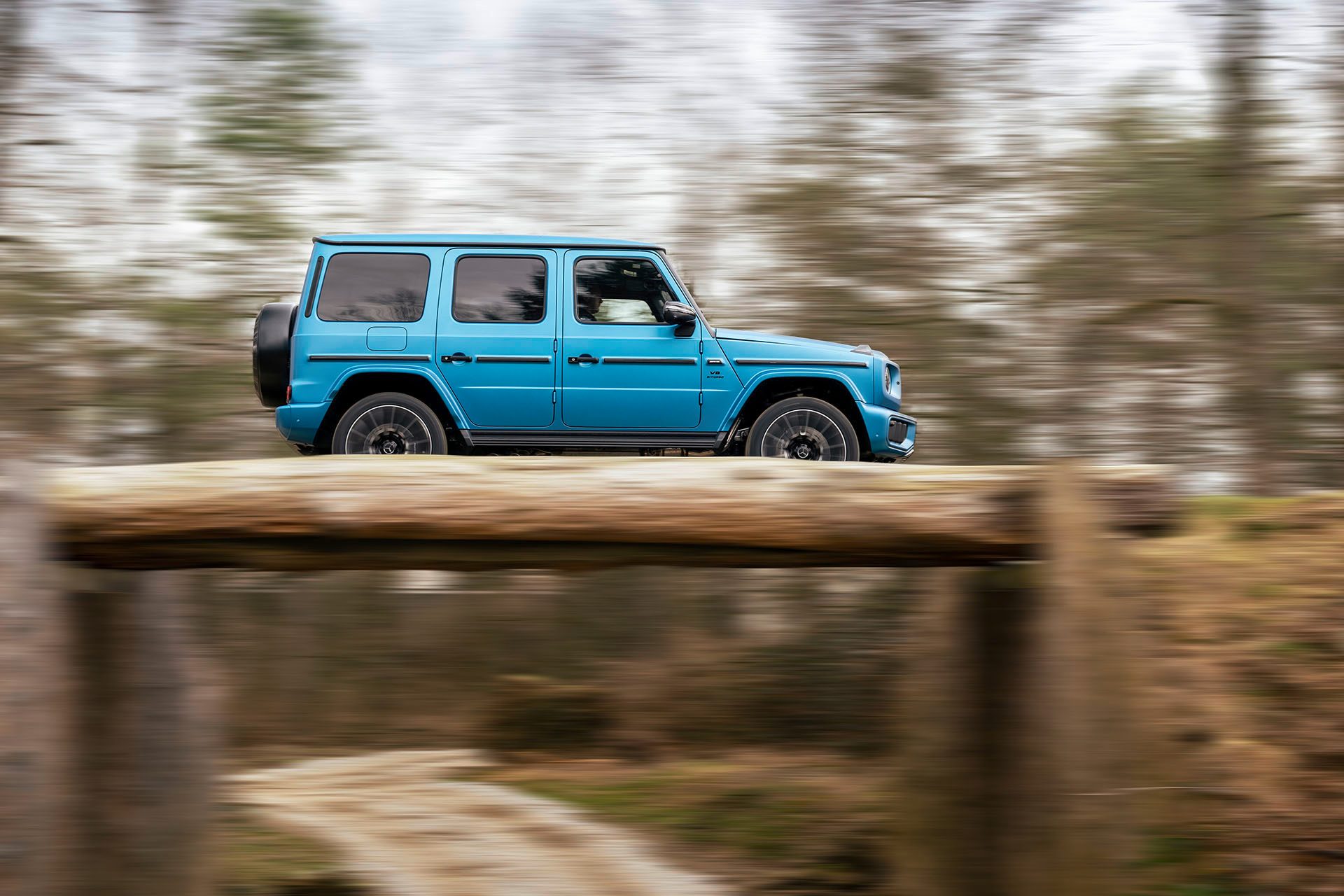 Cutting a path through the great outdoors is what G 63 does best.