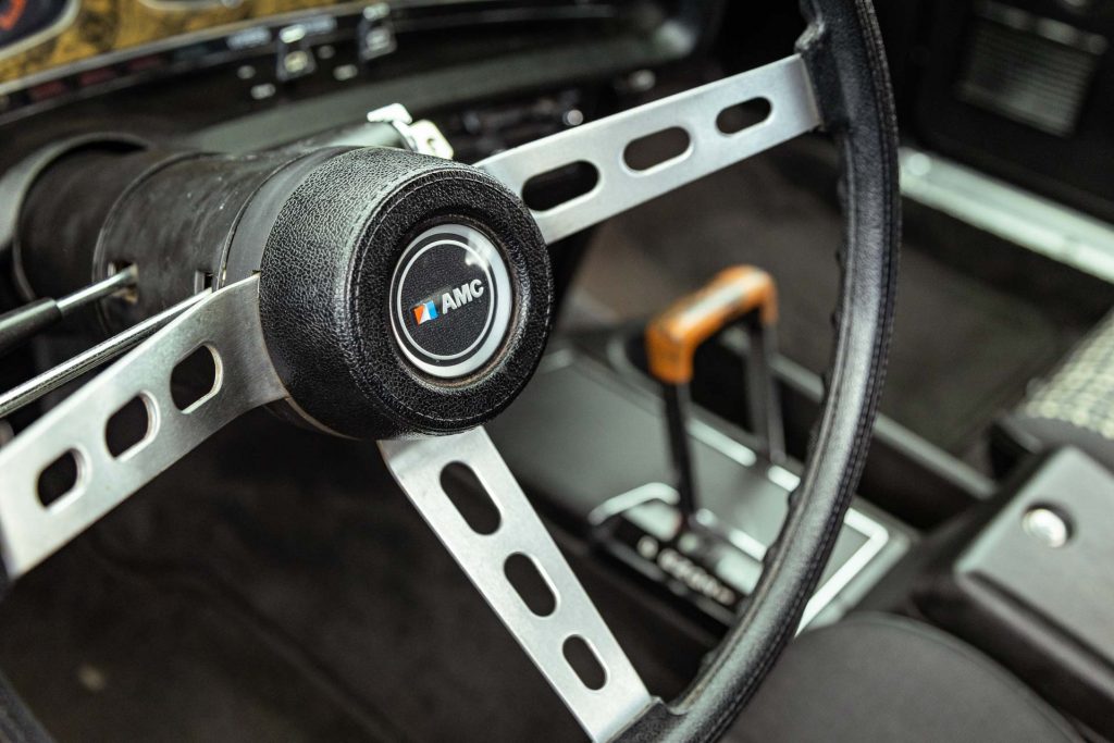 AMC steering wheel with airplane automatic shifter in background