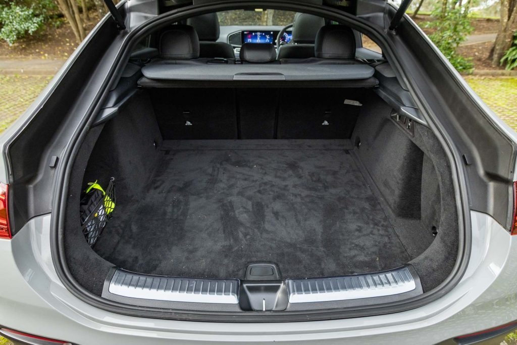 Boot space in the 2024 Mercedes-Benz GLE 450 Coupe