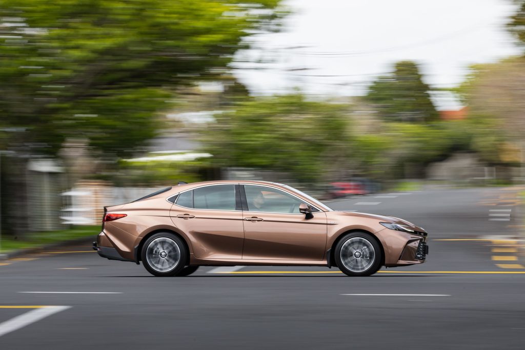 Toyota Camry slow shutter speed shot